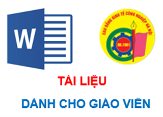 Tài liệu dành cho giáo viên