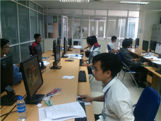 Sinh viên tham gia hội thi tay nghề giỏi Bộ Công Thương năm 2018