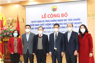 Chứng nhận Kiểm định Chất lượng Cơ sở giáo dục Nghề nghiệp năm 2021