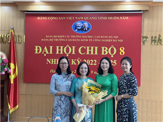 ĐẠI HỘI CHI BỘ 8- NHIỆM KÌ 2022-2025 TRƯỜNG CAO ĐẲNG KINH TẾ CÔNG NGHIỆP HÀ NỘI KHOA KINH TẾ VÀ QUẢN LÝ