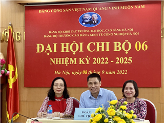 TỔ CHỨC THÀNH CÔNG ĐẠI HỘI ĐIỂM CHI BỘ 6, NHIỆM KỲ 2022-2025