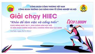 Giải chạy HIEC năm 2022 với Chủ đề 