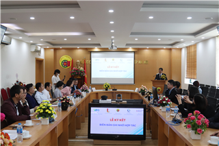 Lễ ký biên bản hợp tác của trường Cao đẳng Kinh tế Công nghiệp Hà Nội và các đơn vị