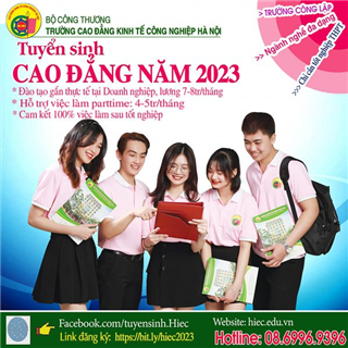 10 LỜI KHUYÊN CHỌN HỌC NGÀNH QTKD TẠI TRƯỜNG CĐ KINH TẾ CÔNG NGHIỆP HÀ NỘI