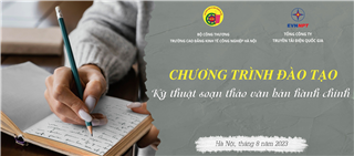 Chương trình đào tạo Kỹ thuật soạn thảo văn bản 2023 tại EVNNPT