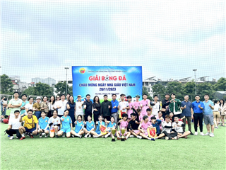 CHUNG KẾT GIẢI BÓNG ĐÁ CHÀO MỪNG NGÀY NHÀ GIÁO VIỆT NAM 20/11/2023